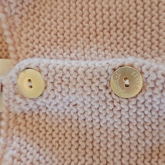 Jacadi Pale Pink Cardigan, Size 3 Months - Picture 7 of 10